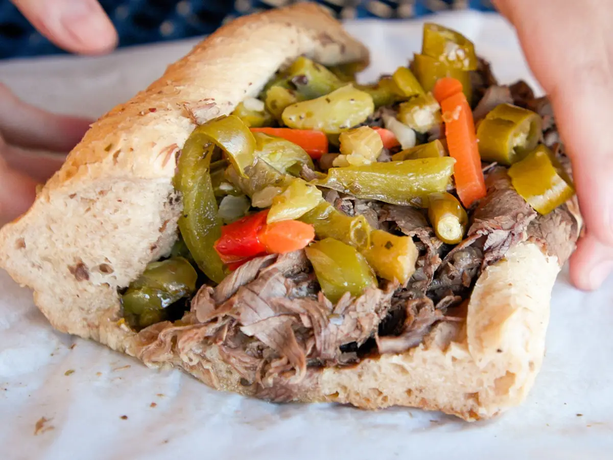 Johnnie's Beef signature dishes Italian BeefItalian SausagePepper and EggCombo Beef & Sausage